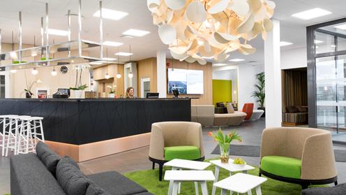 Receptionen på Hedvig Möllers Gata 12 i Lund