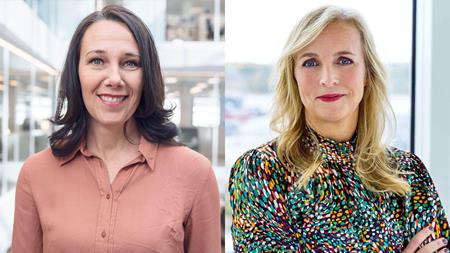 Annika Winsth och Alexandra Stråberg